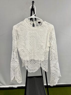 It’s Pink long sleeve lace shirt